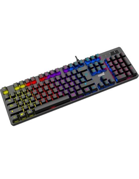 TECLADO COOL GAMING AUSTIN RGB MECANICO RETROILUMINADO USB BLACK