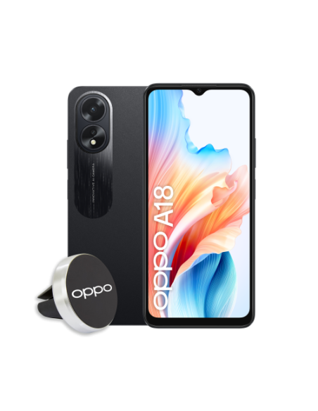 SMARTPHONE OPPO A18 6.56 OC 4GB 128GB 4G ANDROID 13 GLOWING BLACK
