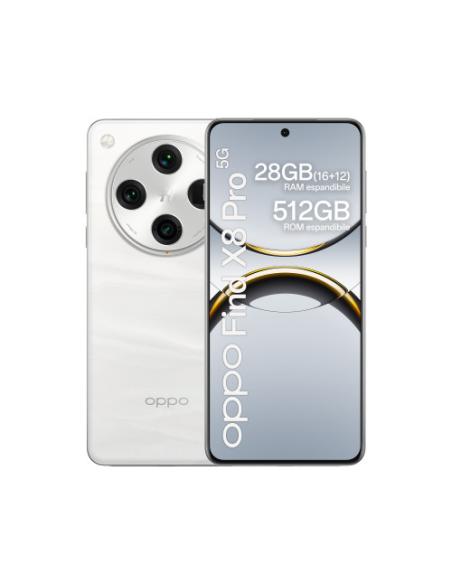 SMARTPHONE OPPO FIND X8 PRO 6.78 OC 16GB 512GB 5G ANDROID 14 PEARL WHITE