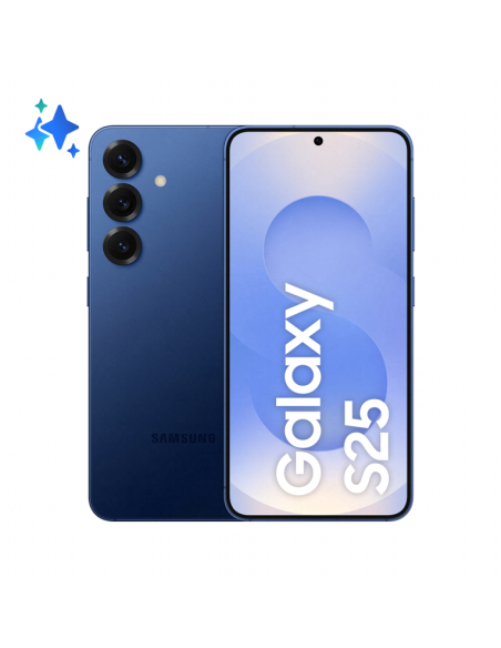 SMARTPHONE SAMSUNG GALAXY S25 6.2 OC 12GB 256GB 5G ANDROID DARK BLUE