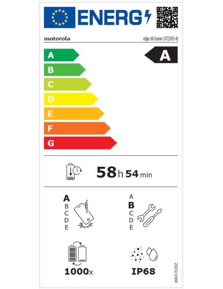 SMARTPHONE MOTOROLA EDGE 60 FUSION 6.67 OC 8GB 256GB 5G ANDROID 15 SLIPSTREAM BLUE