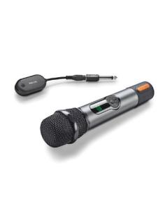 MICROFONO MANO NGS SINGER STAR WIRELESS + RECEPTOR BLACK...