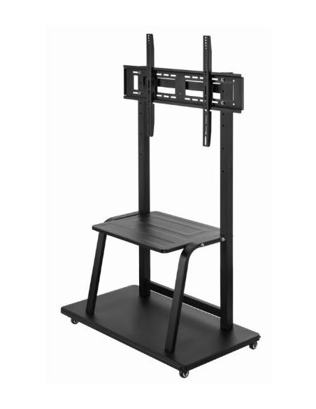 SOPORTE MONITOR SUELO MOVIL GEMBIRD 37-100 RUEDAS BLACK