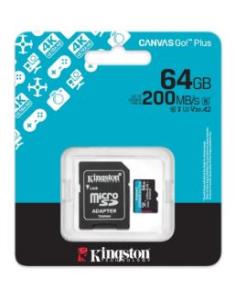 MEMORIA MICRO SD 64GB KINGSTON CANVAS GO PLUS CLASS 10...