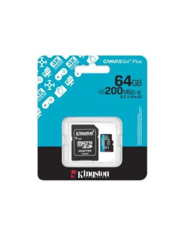 MEMORIA MICRO SD 64GB KINGSTON CANVAS GO PLUS...
