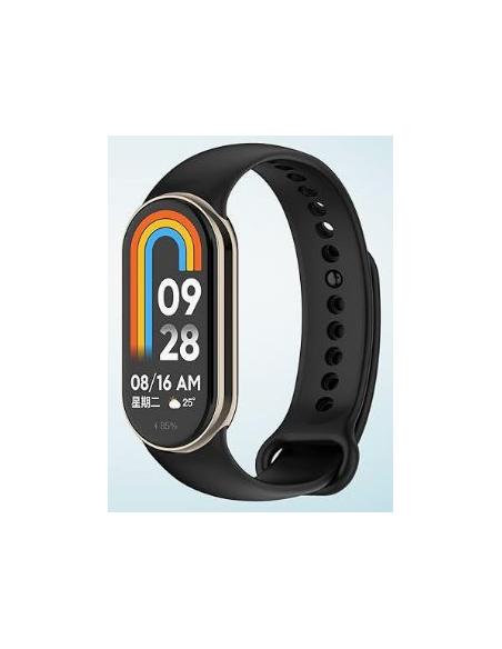 CORREA HT SILICONA PARA XIAOMI MI BAND 8 / MI BAND 9 BLACK