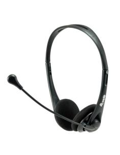 AURICULAR + MIC EQUIP HEADSET USB BLACK