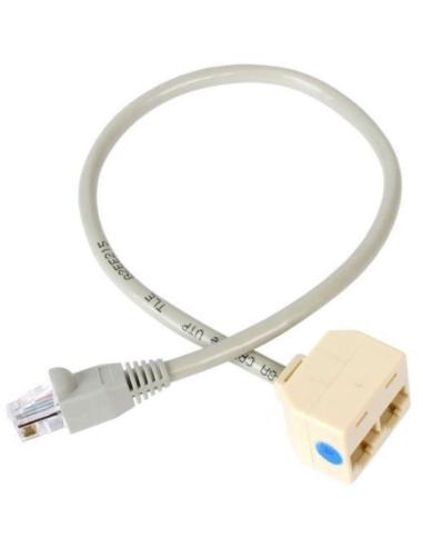 ADAPTADOR STARTECH RJ45 MACHO / 2X RJ45 HEMBRA
