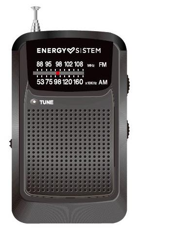 RADIO AM/FM ENERGY POCKET RADIO BLACK