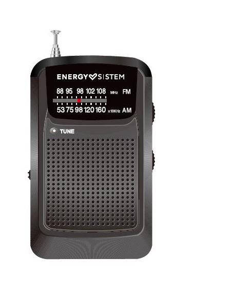 RADIO AM/FM ENERGY POCKET RADIO BLACK