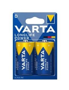 PILA ALCALINA VARTA LONGLIFE TIPO D LR20 PACK 2