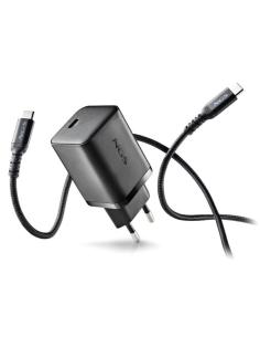 CARGADOR USB-C NGS BUD 65W GAN BLACK + CABLE USB-C