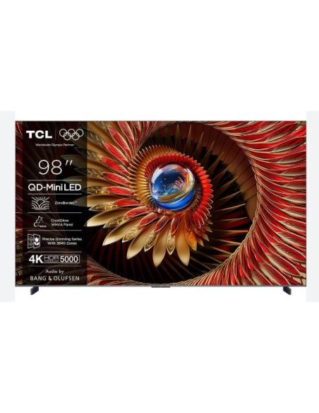 TELEVISION TCL 98 LED 98C8K 4K UHD SMART TV BLACK