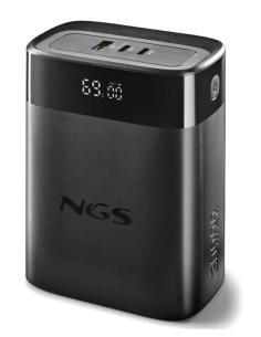 BATERIA EXTERNA UNIVERSAL NGS TWIX 30 30.000MAH 140W USB...