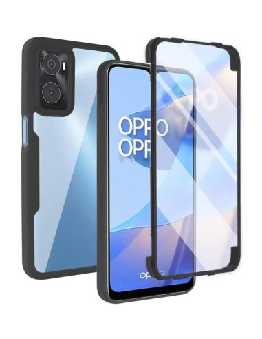 FUNDA MOVIL BACK + FRONT COVER HT BLACK OPPO...