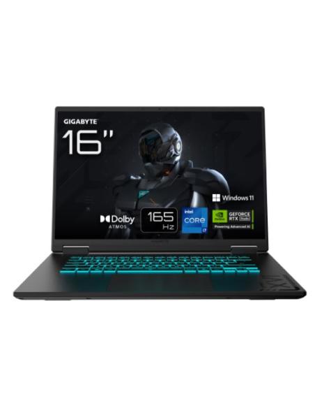 PORTATIL GIGABYTE A16 CWH CI7 13620H 32GB 1TB SSD RTX 5070 8GB 16 IPS 165HZ W11 BLACK