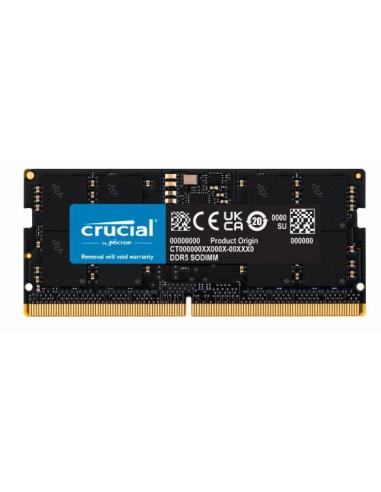 MODULO DDR5 16GB BUS 4800 CRUCIAL CL40 SODIMM