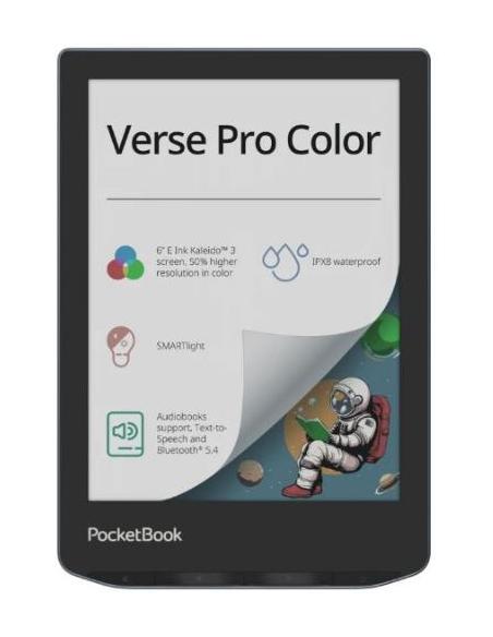 EBOOK POCKETBOOK VERSE PRO COLOR 6 16GB WIFI STORMY SEA