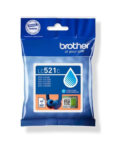 CARTUCHO BROTHER LC521 CYAN J1360DW J1310DW J1260W