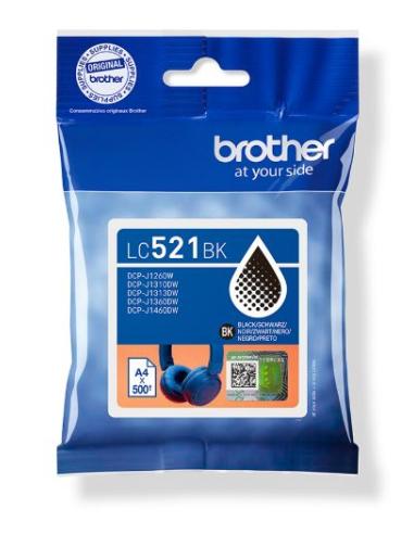 CARTUCHO BROTHER LC521 BLACK J1360DW J1310DW...