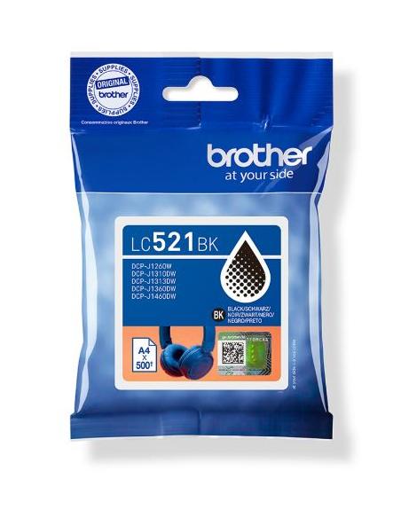 CARTUCHO BROTHER LC521 BLACK J1360DW J1310DW J1260W