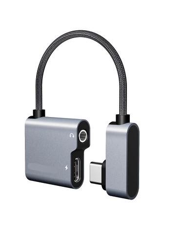 ADAPTADOR KABLEX USB-C MACHO / USB-C HEMBRA +...