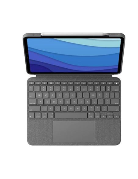 FUNDA TABLET + TECLADO LOGITECH COMBO TOUCH GREY IPAD PRO 11 (1ª 2ª 3ª 4ª GEN)