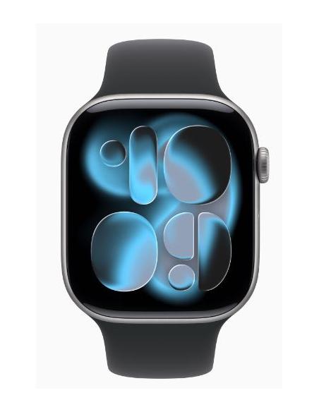 APPLE WATCH SERIES 11 GPS 46MM SPACE GREY ALUMINIUM + CORREA BLACK SPORT BAND S/M