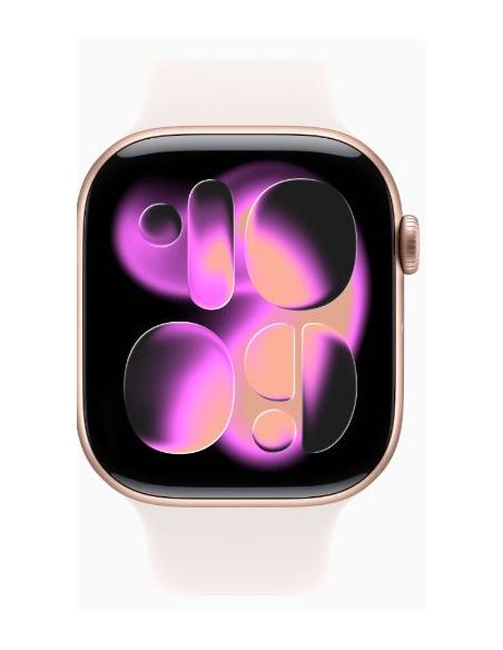 APPLE WATCH SERIES 11 GPS + CELL 46MM ROSE GOLD ALUMINIUM + CORREA LIGHT BLUSH SPORT BAND S/M
