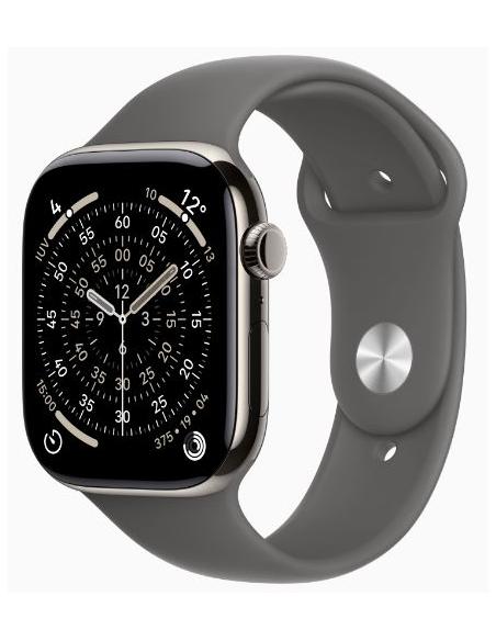 APPLE WATCH SERIES 11 GPS + CELL 46MM NATURAL TITANIUM + CORREA STONE GREY SPORT BAND M/L