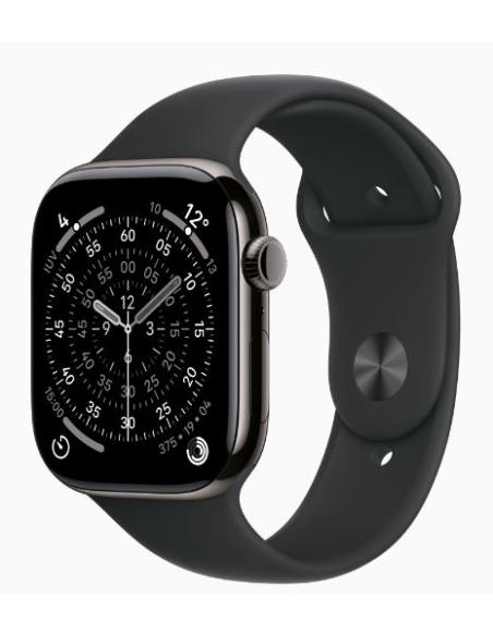 APPLE WATCH SERIES 11 GPS + CELL 46MM SLATE TITANIUM + CORREA BLACK SPORT BAND M/L
