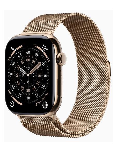 APPLE WATCH SERIES 11 GPS + CELL 46MM GOLD TITANIUM + CORREA GOLD MILANESE LOOP M/L