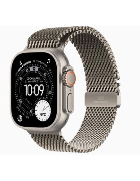 APPLE WATCH ULTRA 3 GPS + CELL 49MM NATURAL TITANIUM + CORREA NATURAL TITANIUM MILANESE LOOP MEDIUM