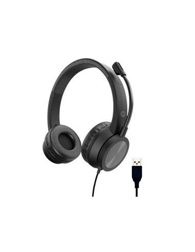 AURICULAR + MIC CONCEPTRONIC POLONA USB ANC BLACK
