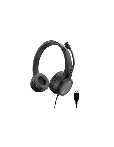 AURICULAR + MIC CONCEPTRONIC POLONA USB ANC BLACK