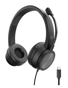 AURICULAR + MIC CONCEPTRONIC POLONA USB-C ANC BLACK