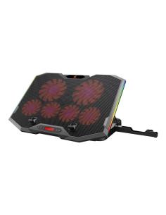 BASE REFRIGERADORA CONCEPTRONIC 17 6 VENTILADORES RGB BLACK 2