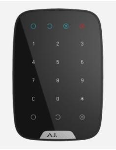 TECLADO INDEPENDIENTE CON LECTOR AJAX AJ-KEYPAD-B BLACK