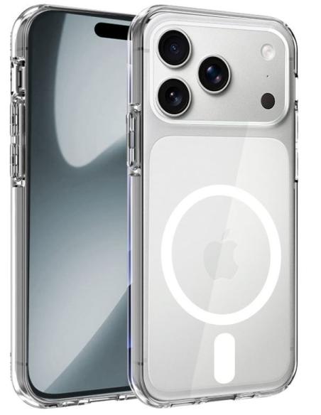 FUNDA MOVIL BACK COVER COOL MAGNETIC TRANSPARENTE IPHONE 17 PRO