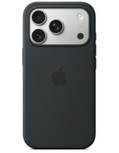 FUNDA IPHONE 17 PRO APPLE SILICONA MAGSAFE BLACK