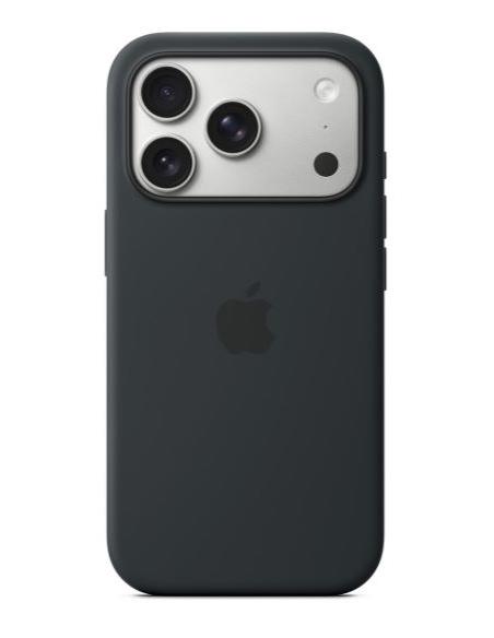 FUNDA IPHONE 17 PRO APPLE SILICONA MAGSAFE BLACK