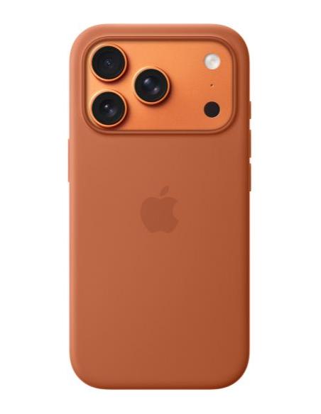 FUNDA IPHONE 17 PRO APPLE SILICONA MAGSAFE TERRA COTTA