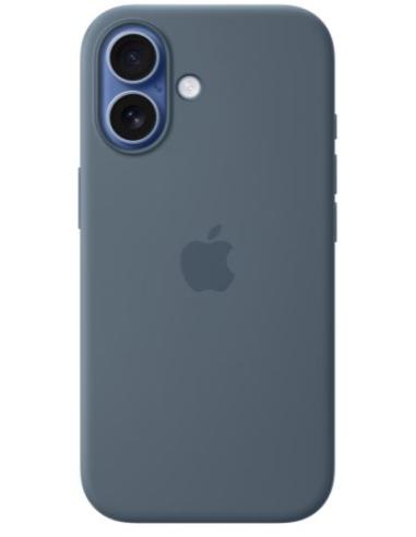 FUNDA IPHONE 17 APPLE SILICONA MAGSAFE ANCHOR BLUE