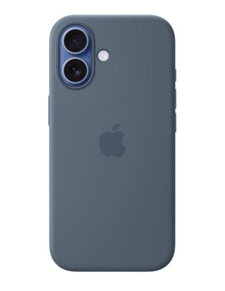 FUNDA IPHONE 17 APPLE SILICONA MAGSAFE ANCHOR BLUE