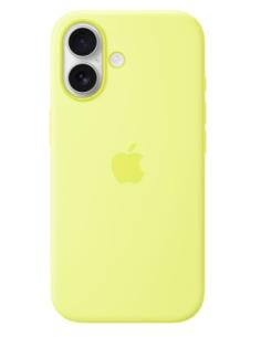 FUNDA IPHONE 17 APPLE SILICONA MAGSAFE NEON YELLOW