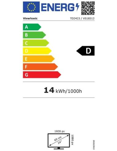 MONITOR TACTIL VIEWSONIC 24 IPS DESKTOP TD2423...