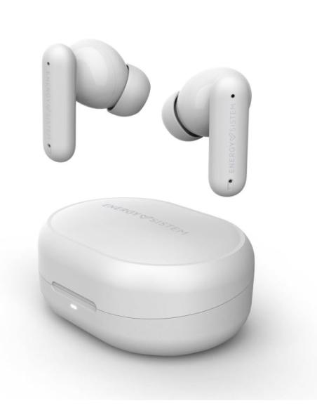 AURICULAR IN-EAR + MIC ENERGY CHILL TWS BLUETOOTH ANC WHITE