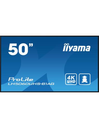 MONITOR IIYAMA 50 4K QH55B 3840X2160 CARTELERIA...