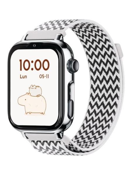 SMARTWATCH SAVE FAMILY 4G GPS SAVEWATCH+ 2 SILVER + CORREA LOOP ZIGZAG