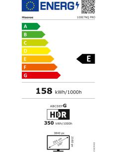 TELEVISION HISENSE 100 QLED 100E7NQ PRO 4K UHD SMART TV... 2